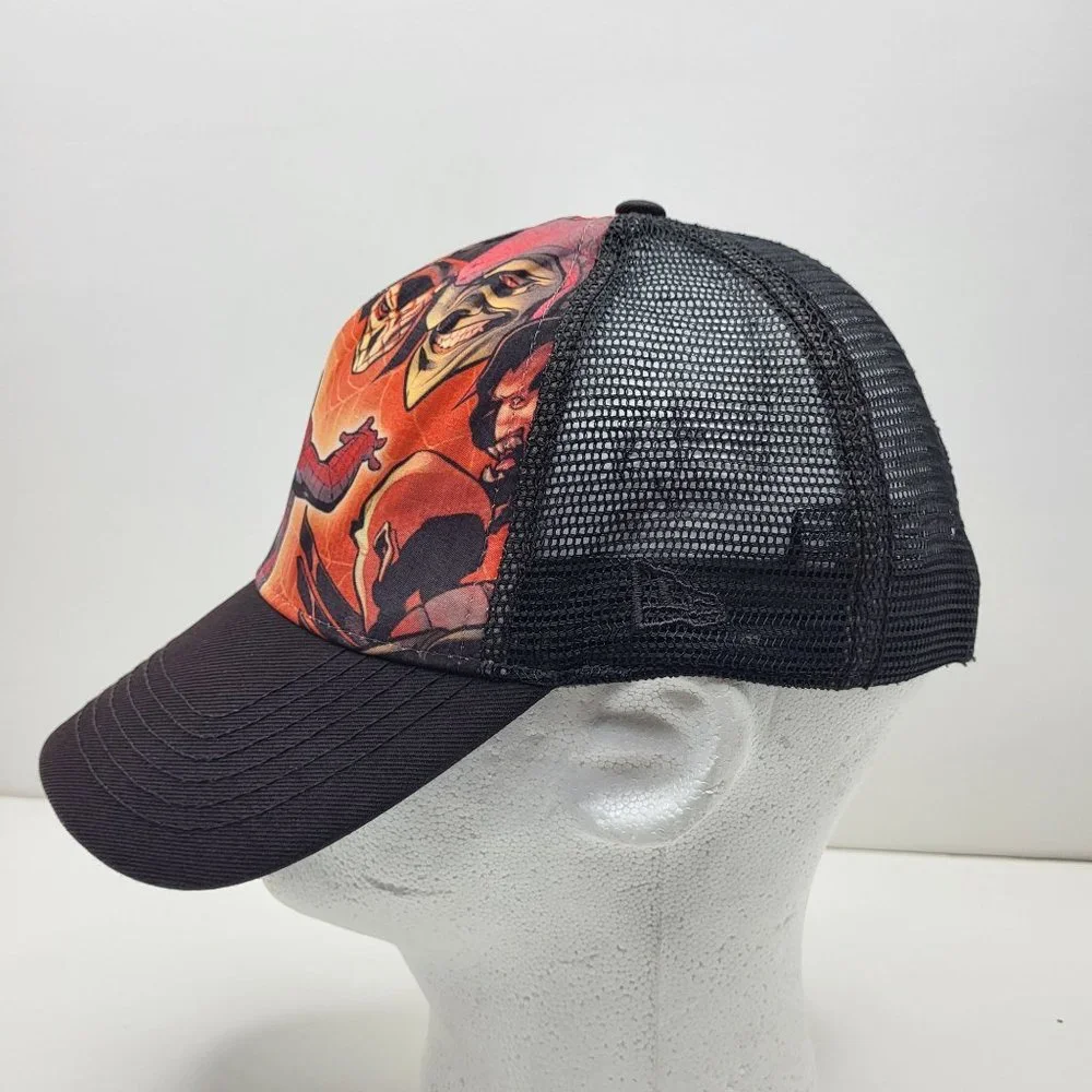 New Era Spider-Man Adjustable Hat Sinister Six Marvel Rhino Shocker Lizard Black